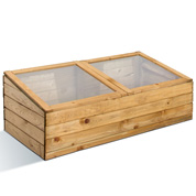 serre chassis double en bois - burger